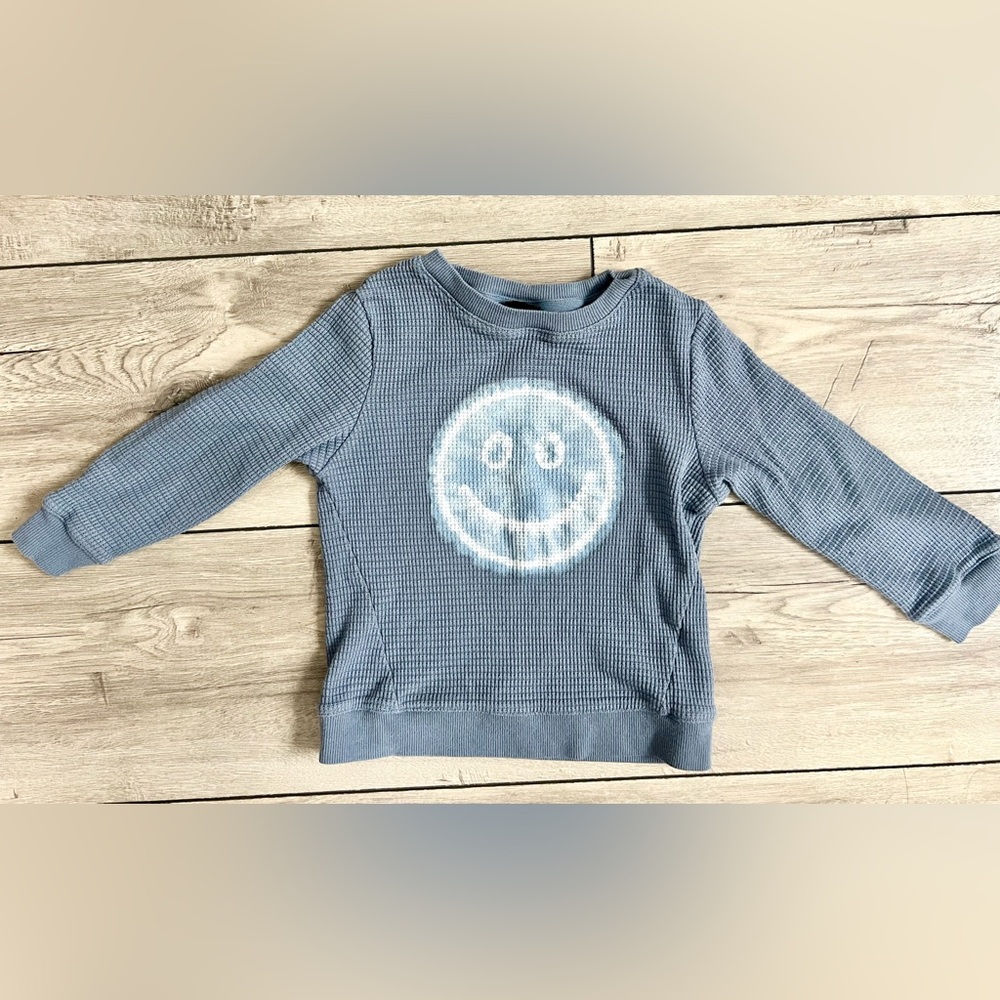 3T Long Sleeve Smiley Top